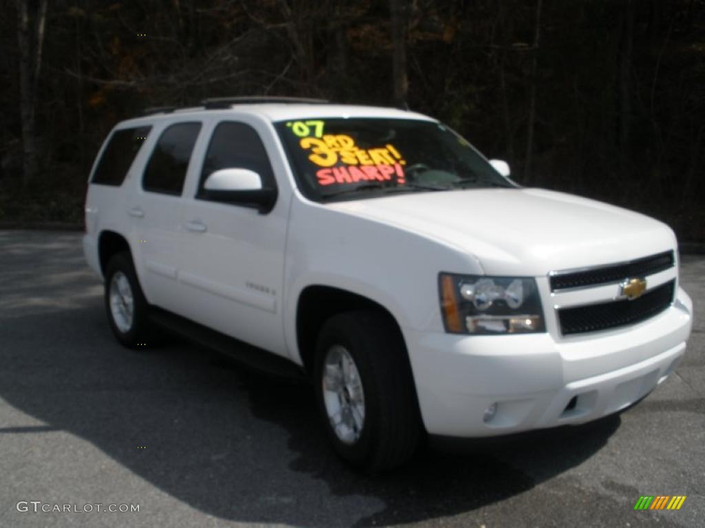 2007 Tahoe LT - Summit White / Dark Titanium/Light Titanium photo #1