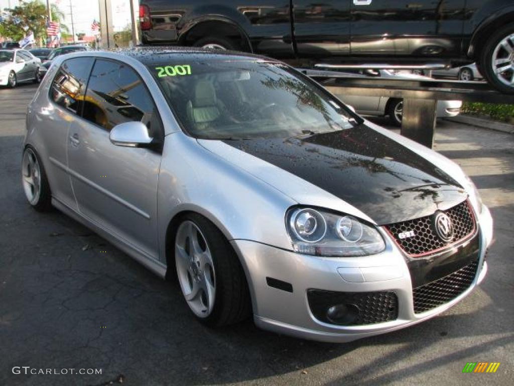 Reflex Silver Metallic 2007 Volkswagen GTI 2 Door Exterior Photo #46232045