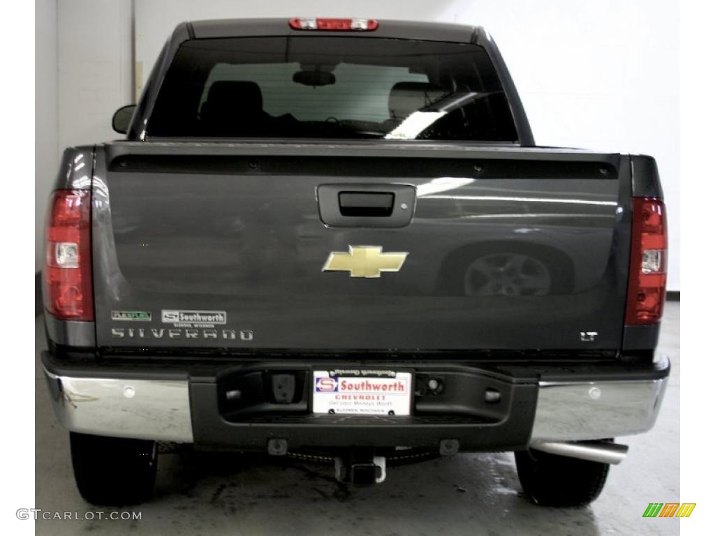 2011 Silverado 1500 LT Crew Cab 4x4 - Taupe Gray Metallic / Ebony photo #5