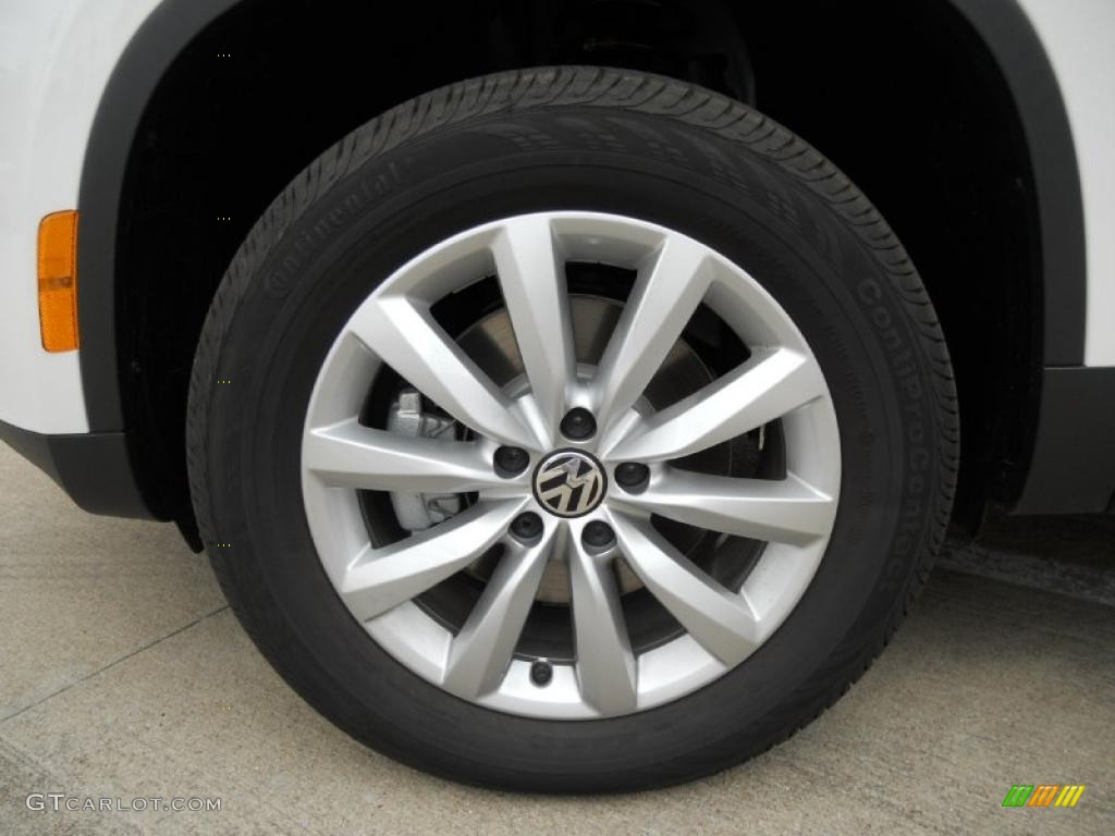 2011 Volkswagen Tiguan SE Wheel Photo #46233449