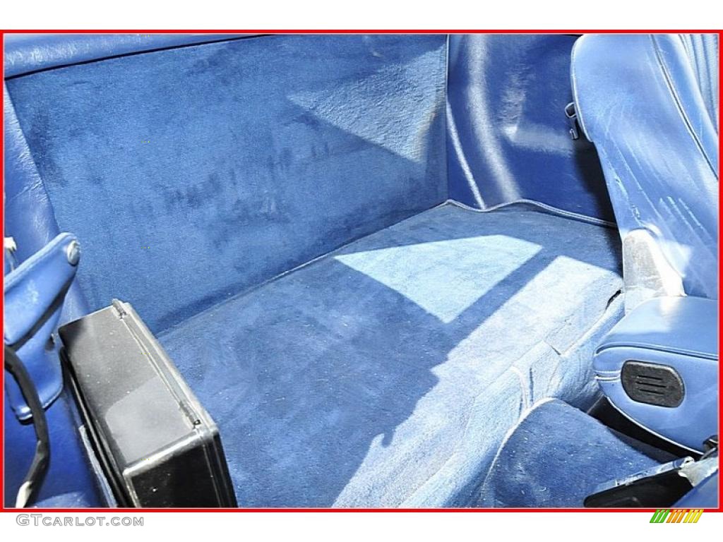 Blue Interior 1986 Mercedes-Benz SL Class 560 SL Roadster Photo #46234274