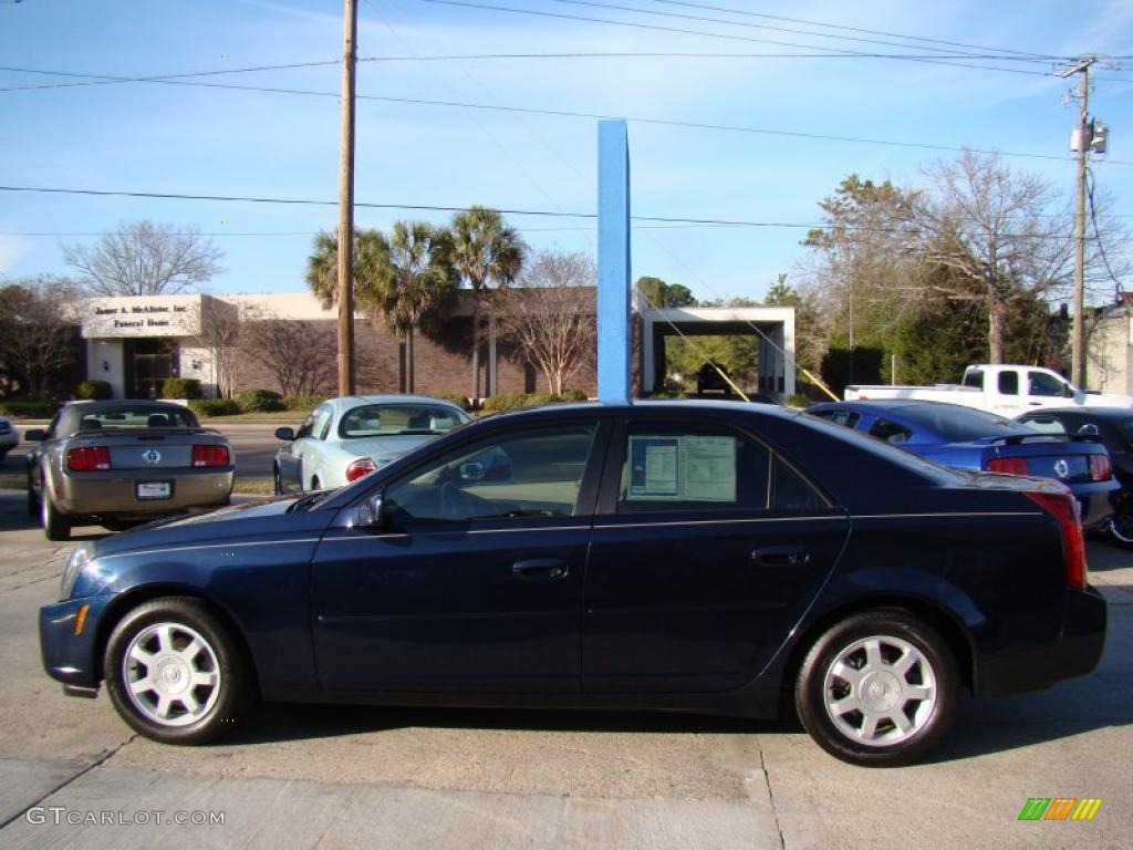 2003 CTS Sedan - Blue Onyx / Light Gray/Ebony photo #5