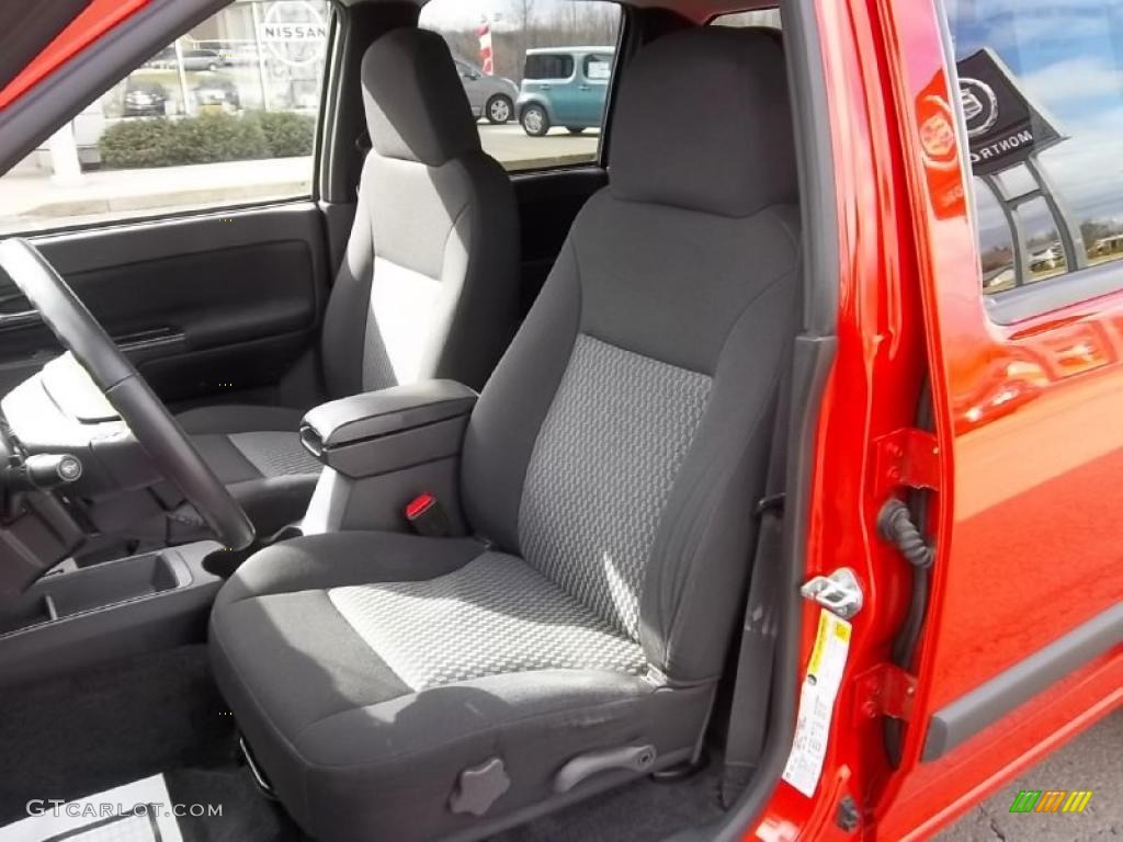 2008 Colorado LT Crew Cab 4x4 - Inferno Orange Metallic / Ebony photo #11