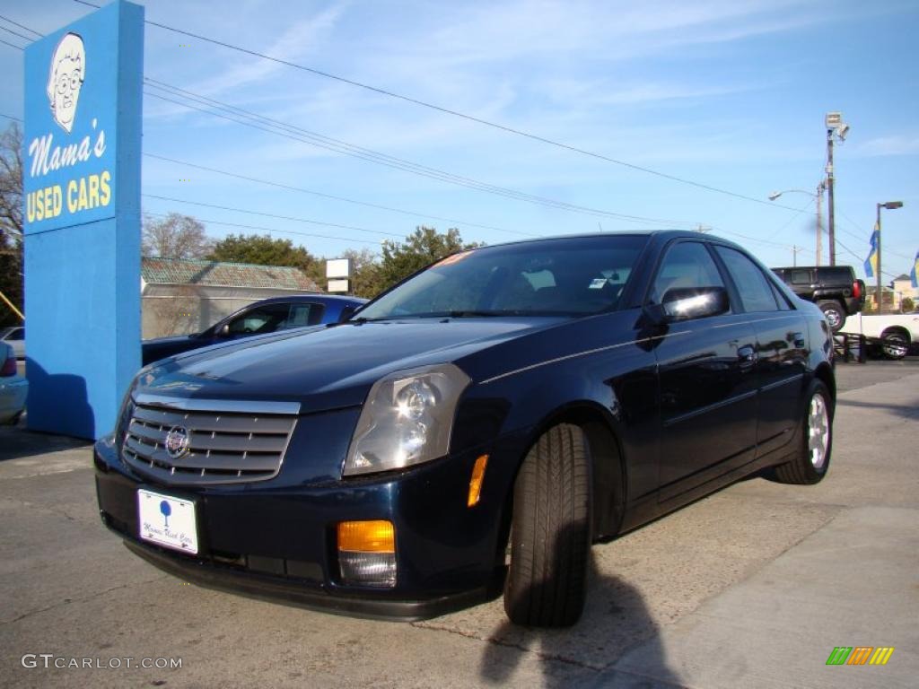 2003 CTS Sedan - Blue Onyx / Light Gray/Ebony photo #25