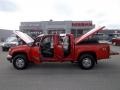 2008 Inferno Orange Metallic Chevrolet Colorado LT Crew Cab 4x4  photo #35