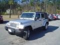 2007 Bright Silver Metallic Jeep Wrangler Unlimited Sahara 4x4  photo #1