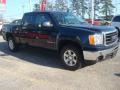 2007 Deep Blue Metallic GMC Sierra 1500 SLT Crew Cab 4x4  photo #7