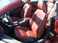 Cranberry Leather/Off Black Interior Photo for 2011 Volvo C70 #46238090