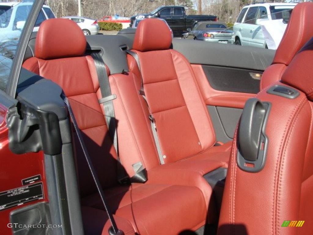 Cranberry Leather/Off Black Interior 2011 Volvo C70 T5 Photo #46238165
