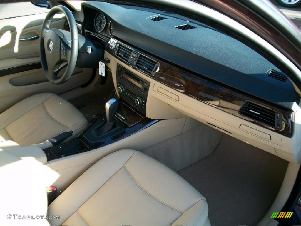 2007 3 Series 328xi Sedan - Barrique Red Metallic / Beige photo #27