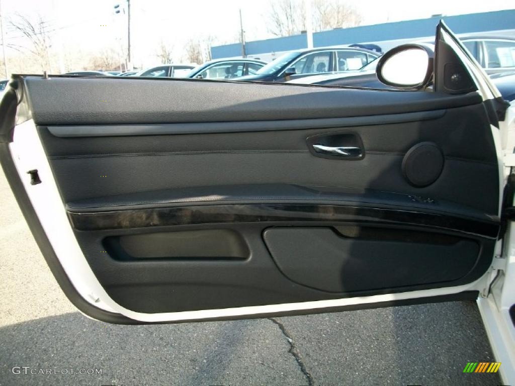 2009 BMW 3 Series 335xi Coupe Black Door Panel Photo #46238540