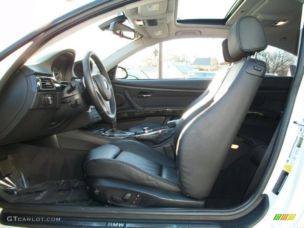 Black Interior 2009 BMW 3 Series 335xi Coupe Photo #46238549