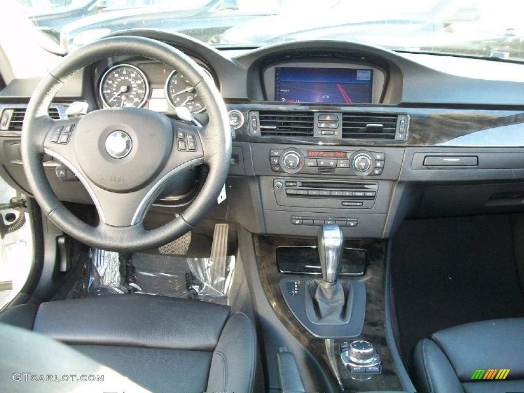 2009 BMW 3 Series 335xi Coupe Black Dashboard Photo #46238555