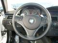 Black 2009 BMW 3 Series 335xi Coupe Steering Wheel