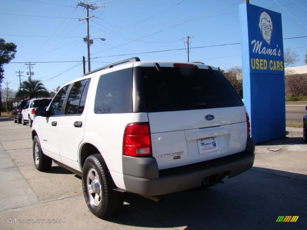 2002 Explorer XLS 4x4 - Oxford White / Graphite photo #6