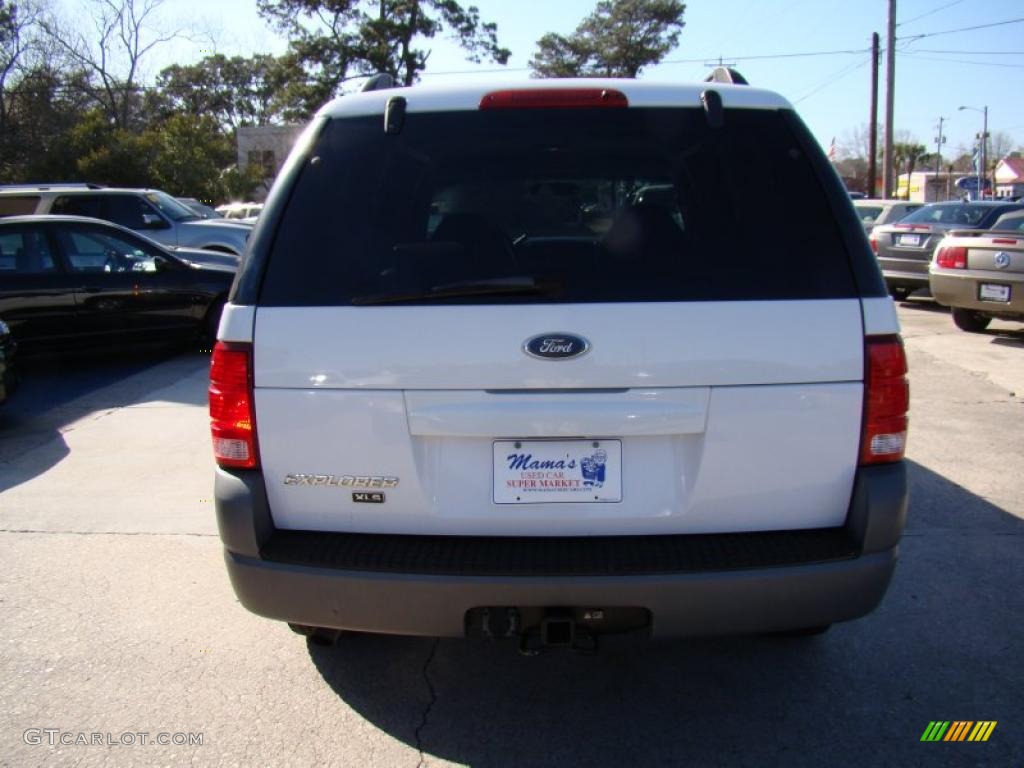 2002 Explorer XLS 4x4 - Oxford White / Graphite photo #7