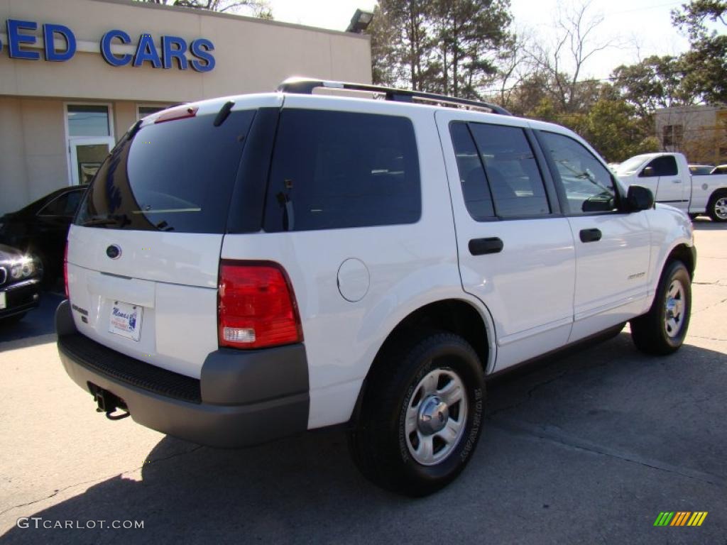 2002 Explorer XLS 4x4 - Oxford White / Graphite photo #8
