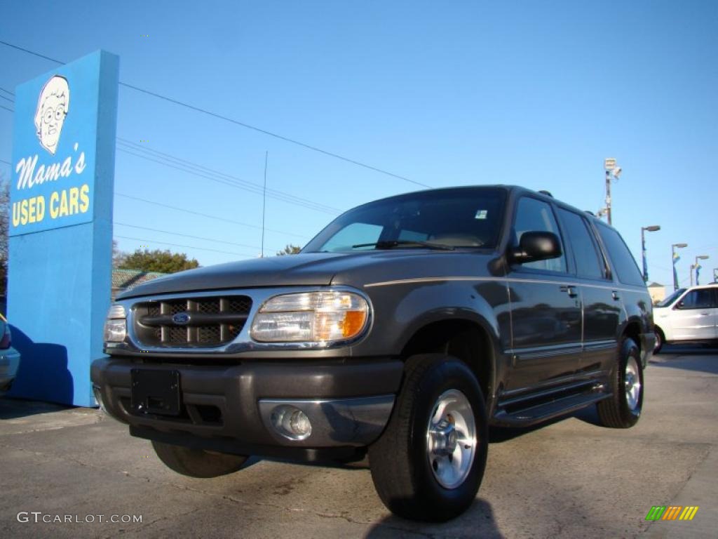 2001 Explorer XLT - Spruce Green Metallic / Medium Prairie Tan photo #4