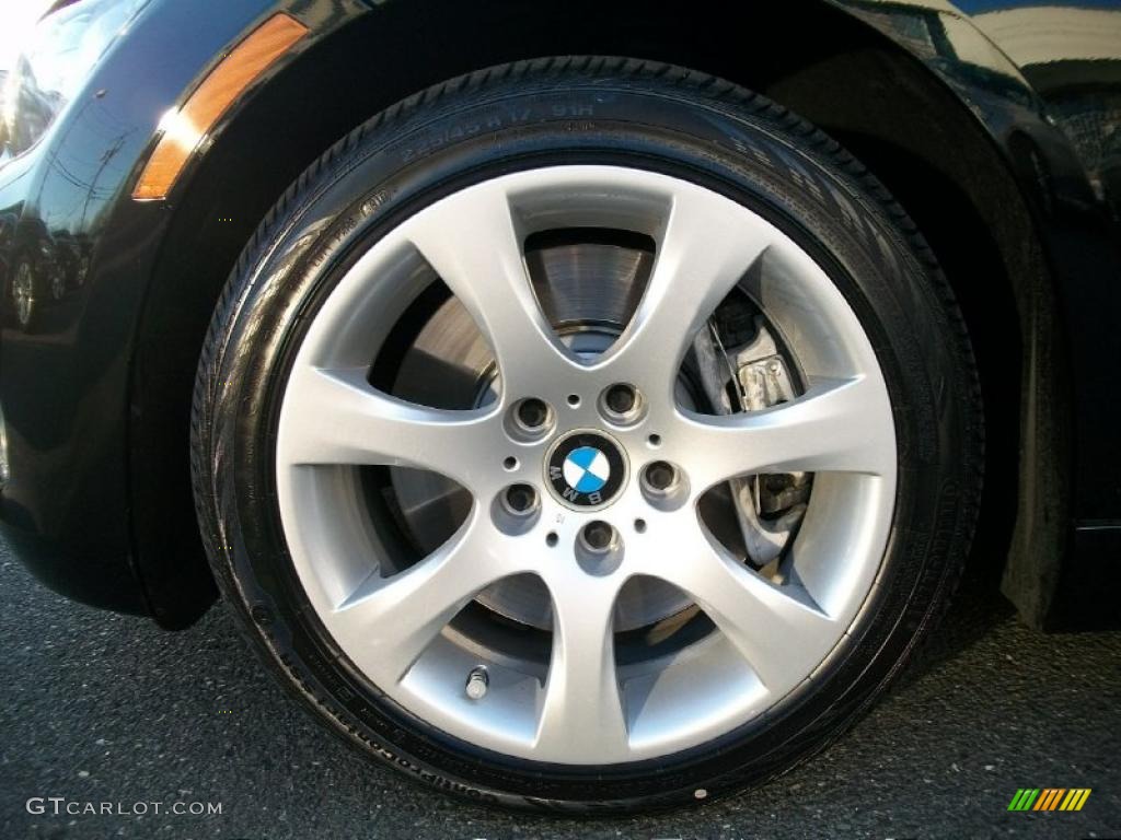 2008 3 Series 335xi Coupe - Jet Black / Coral Red/Black photo #32