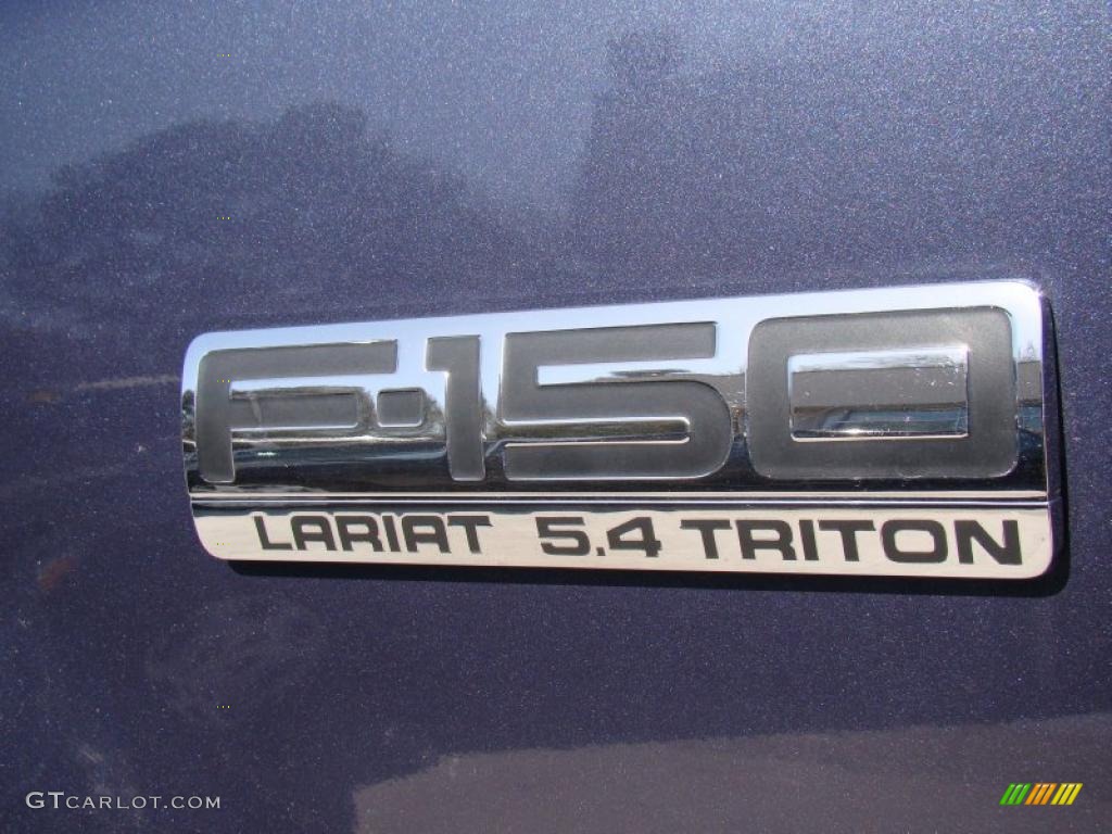 2006 F150 Lariat SuperCrew - Medium Wedgewood Blue Metallic / Tan photo #36