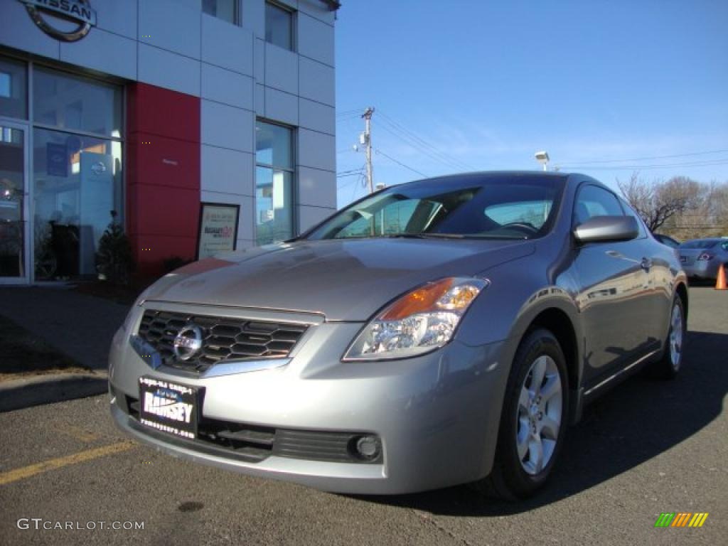 2009 Altima 2.5 S Coupe - Precision Gray Metallic / Charcoal photo #1