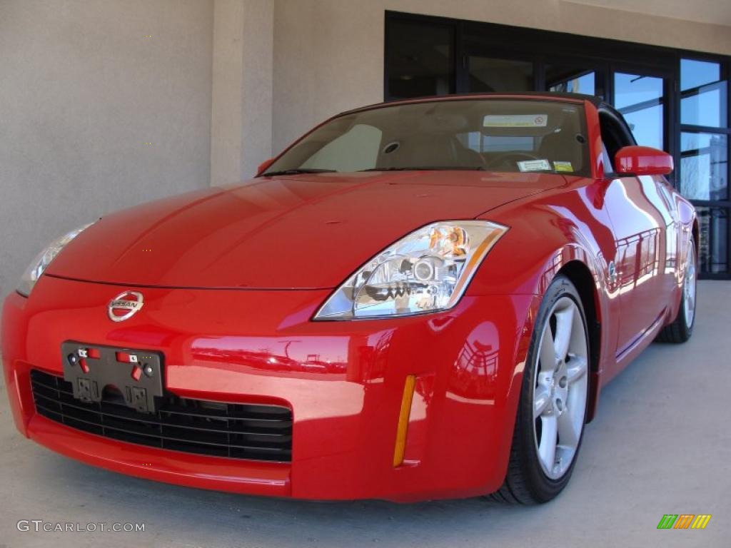 2005 350Z Touring Roadster - Redline / Charcoal photo #1