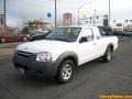Avalanche White 2004 Nissan Frontier XE King Cab
