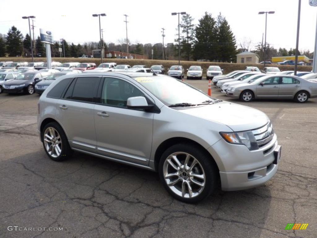 Brilliant Silver Metallic 2009 Ford Edge Sport AWD Exterior Photo #46245538