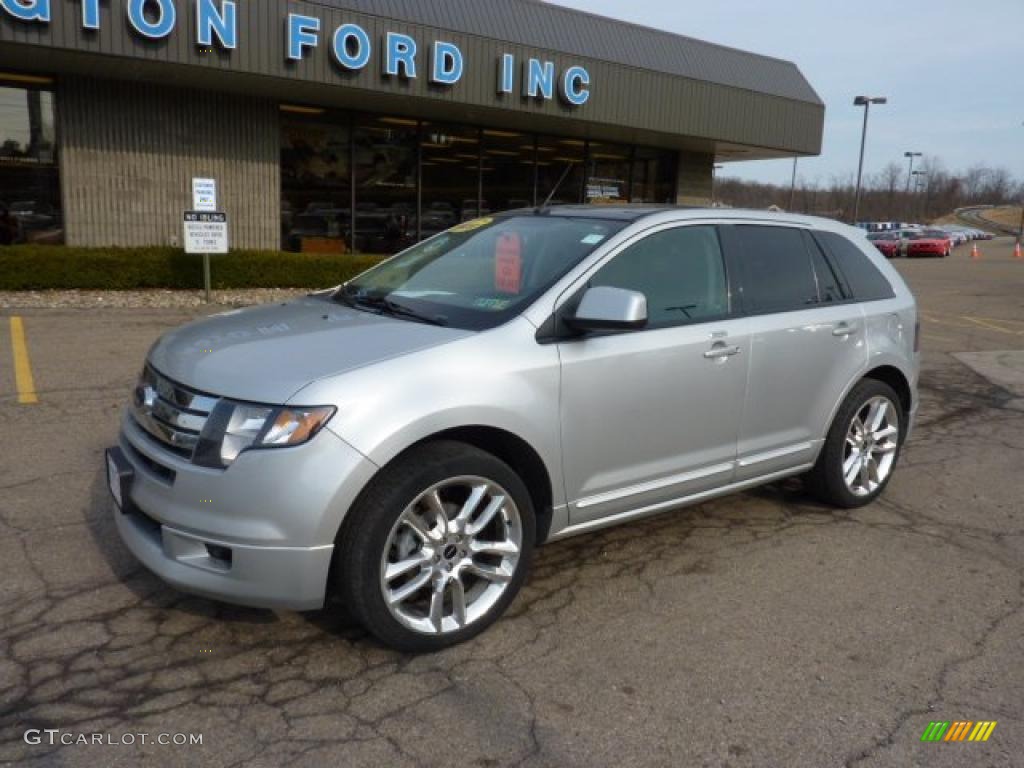 Brilliant Silver Metallic 2009 Ford Edge Sport AWD Exterior Photo #46245559