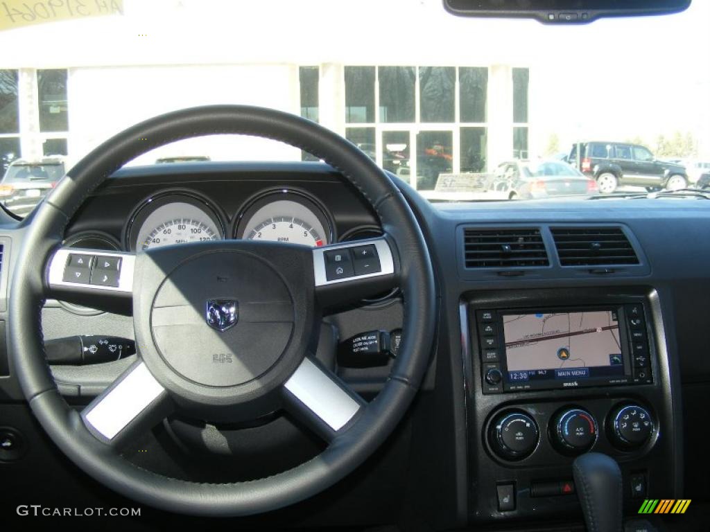 2010 Dodge Challenger R/T Classic Dark Slate Gray Dashboard Photo #46247473