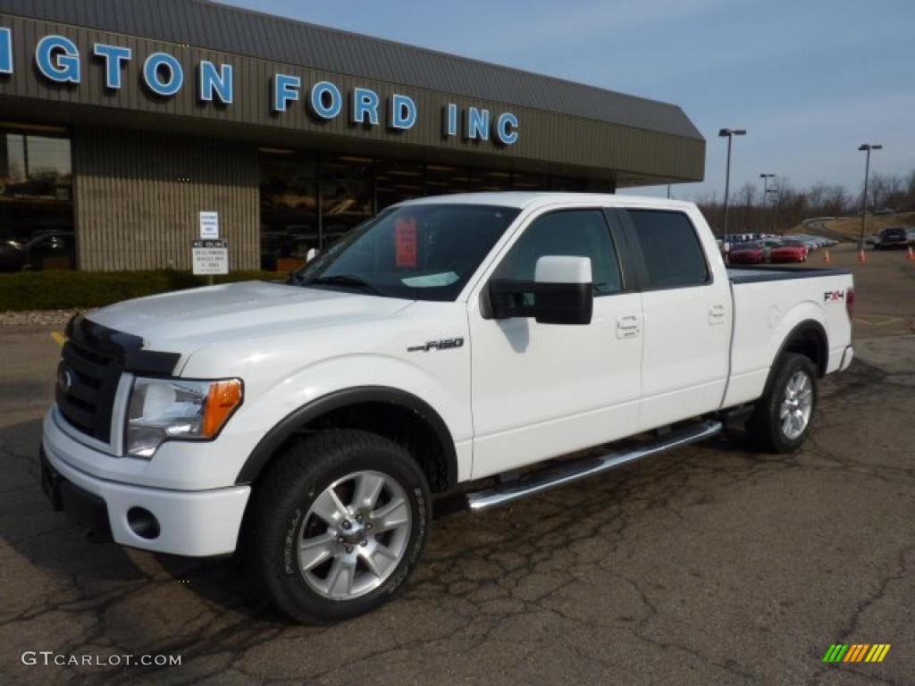 2010 F150 FX4 SuperCrew 4x4 - Oxford White / Black photo #8