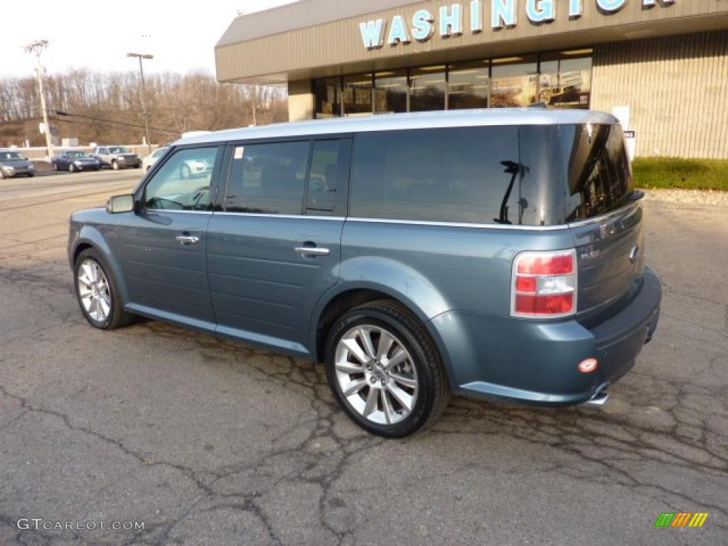 2010 Flex SEL EcoBoost AWD - Steel Blue Metallic / Charcoal Black photo #2