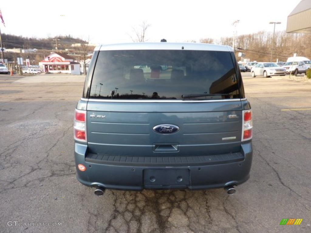 2010 Flex SEL EcoBoost AWD - Steel Blue Metallic / Charcoal Black photo #3