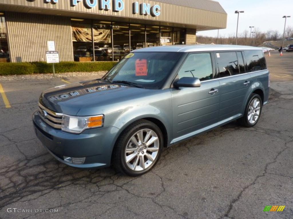 2010 Flex SEL EcoBoost AWD - Steel Blue Metallic / Charcoal Black photo #8