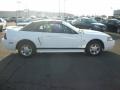 2000 Crystal White Ford Mustang V6 Convertible  photo #4