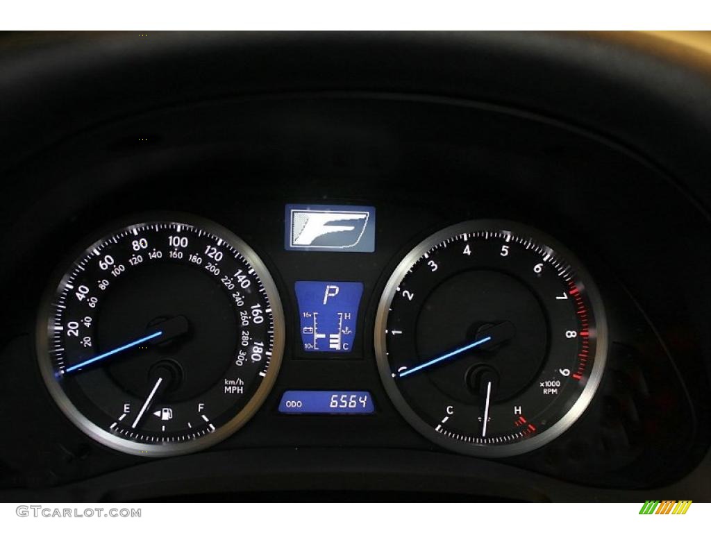 2008 Lexus IS F Gauges Photo #46249879