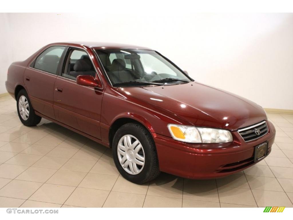 2001 Camry LE - Vintage Red Pearl / Gray photo #1