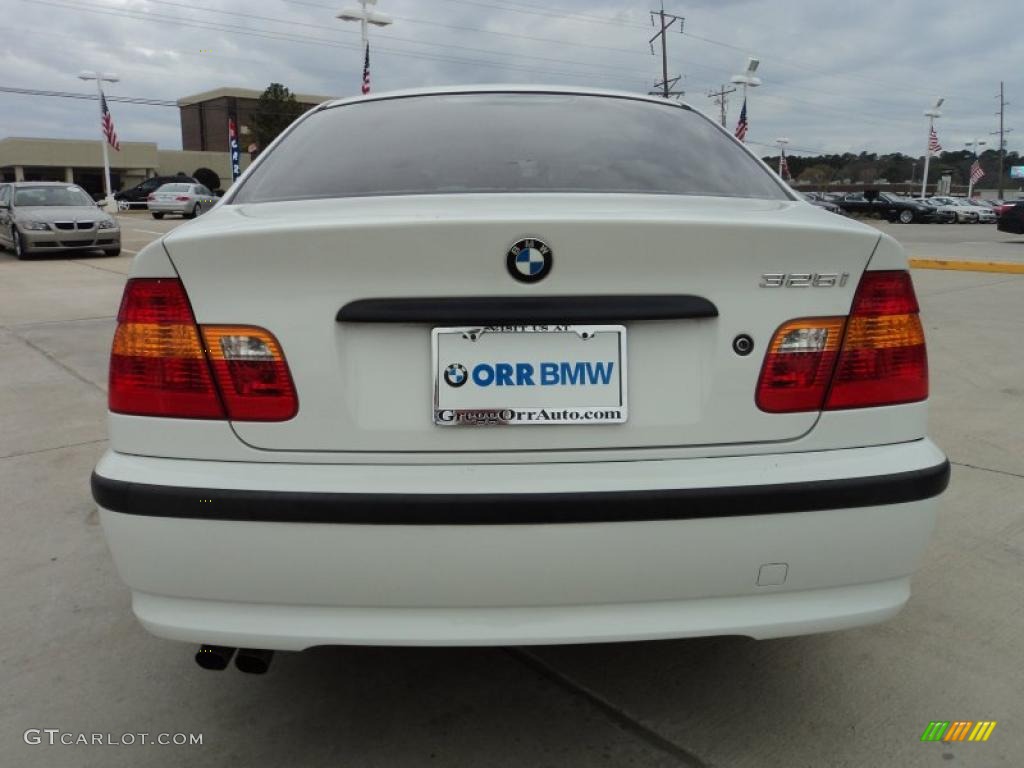 2005 3 Series 325i Sedan - Alpine White / Sand photo #7