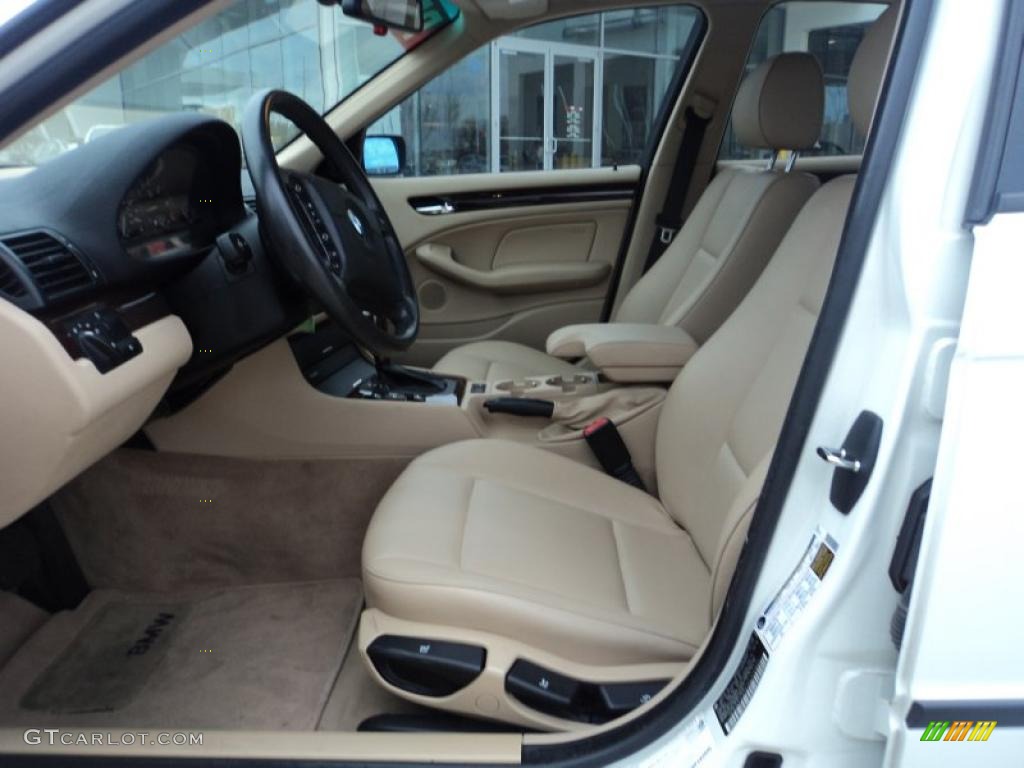 2005 3 Series 325i Sedan - Alpine White / Sand photo #9