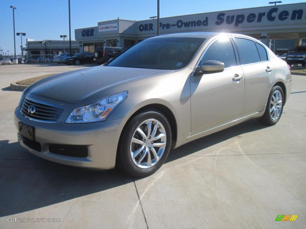 2009 G 37 Journey Sedan - Sahara Sandstone / Wheat photo #1