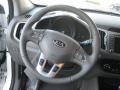 Alpine Gray 2011 Kia Sportage EX Steering Wheel