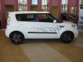 2011 Clear White/Grey Graphics Kia Soul White Tiger Special Edition  photo #8