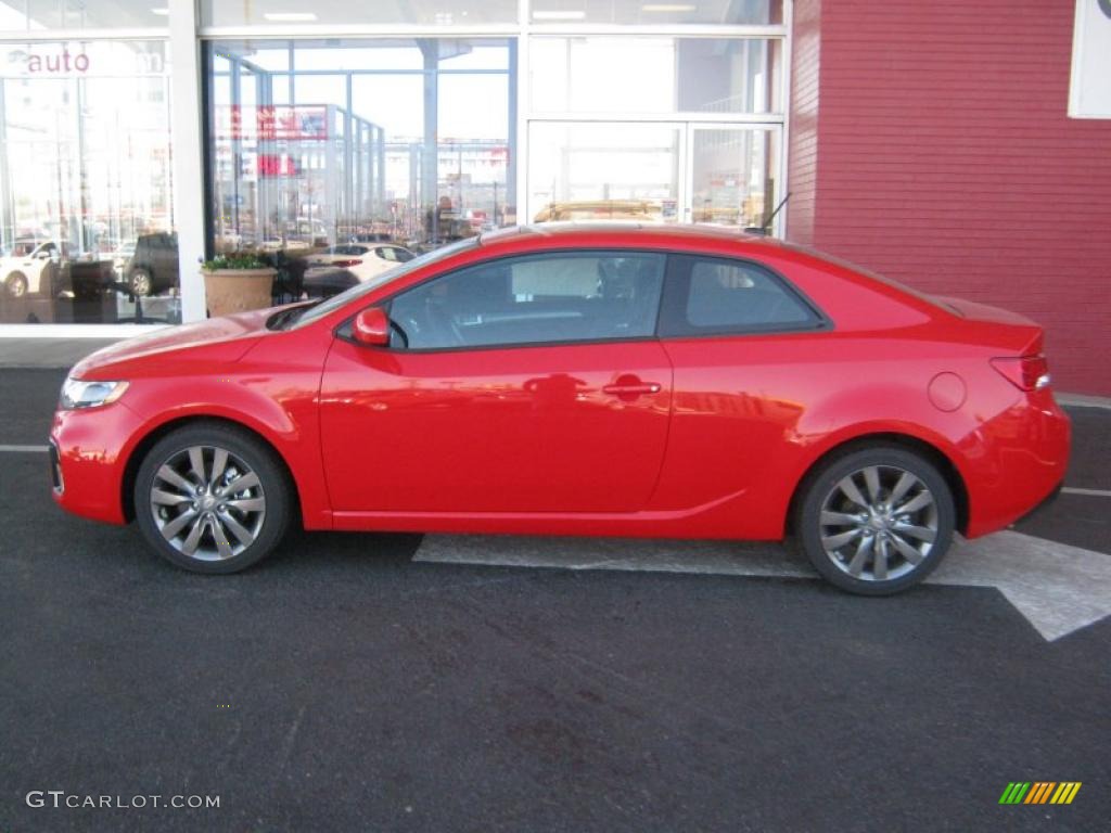 Racing Red 2011 Kia Forte Koup SX Exterior Photo #46252165