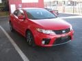 2011 Racing Red Kia Forte Koup SX  photo #7