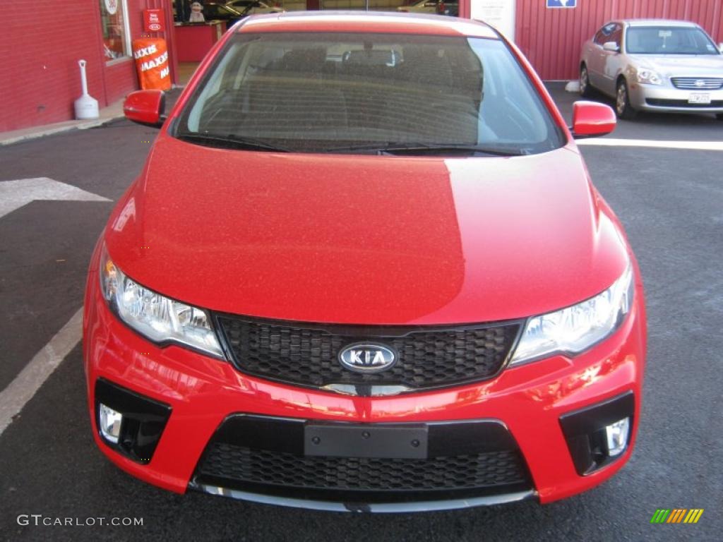 Racing Red 2011 Kia Forte Koup SX Exterior Photo #46252234