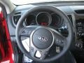 Black Sport 2011 Kia Forte Koup SX Steering Wheel