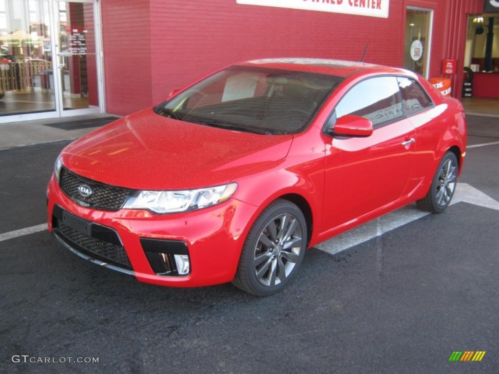 2011 Forte Koup SX - Racing Red / Black Sport photo #1