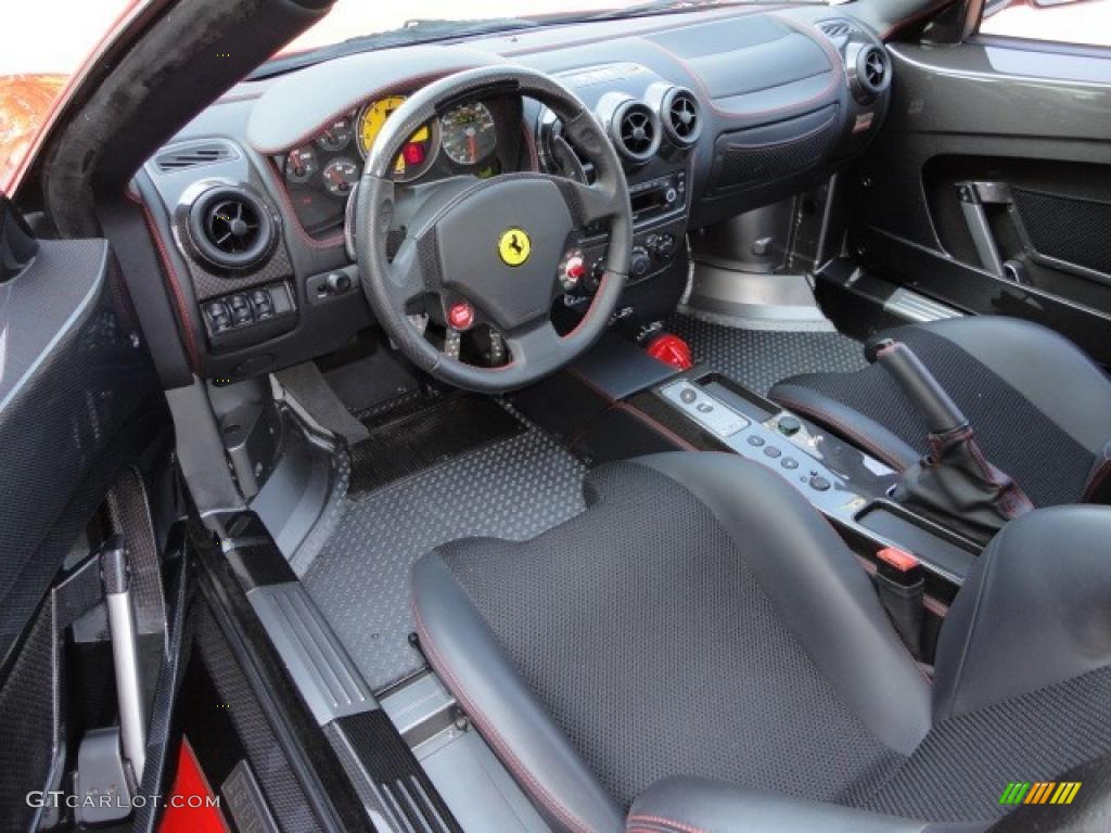 Black Interior 2009 Ferrari F430 Scuderia Coupe Photo #46252444