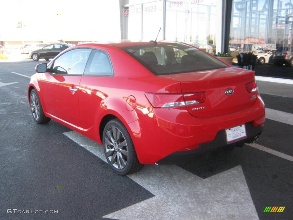 Racing Red 2011 Kia Forte Koup SX Exterior Photo #46252450