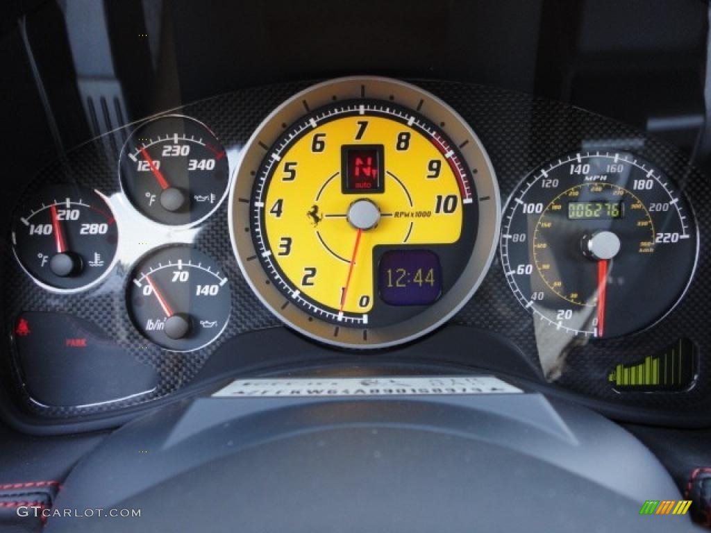 2009 Ferrari F430 Scuderia Coupe Gauges Photo #46252504